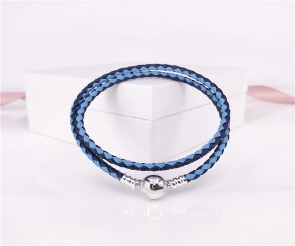authentic 925 sterling silver moments double woven leather bracelet-blue mix & pink mix style jewelry 590747cbmx-d2994242, Black
authentic 925 sterling silver moments double woven leather bracelet-blue mix & pink mix style jewelry 590747cbmx-d2994242, Black