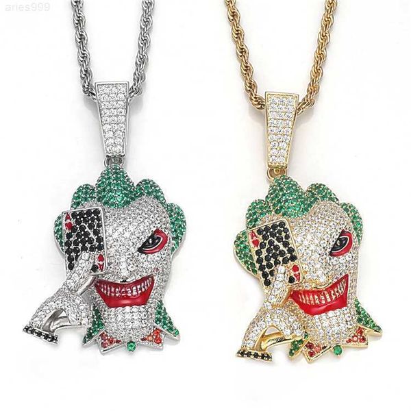 custom iced out brass 14k gold plated cz pave hip hop joker pendants, Silver
custom iced out brass 14k gold plated cz pave hip hop joker pendants, Silver