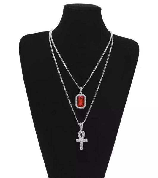 egyptian ankh key of life bling rhinestone cross pendant with red ruby pendant necklace set men woman fashion hip hop jewelry part6810500, Silver
egyptian ankh key of life bling rhinestone cross pendant with red ruby pendant necklace set men woman fashion hip hop jewelry part6810500, Silver