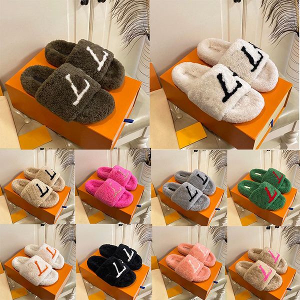 luxury slide designer womens fluffy slipper aaa winter autumn warm comfort slippers casual shoes white black darkgreen famous ladies platfor
luxury slide designer womens fluffy slipper aaa winter autumn warm comfort slippers casual shoes white black darkgreen famous ladies platfor