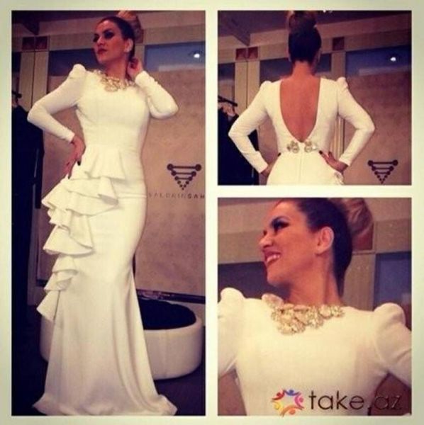 formal white long sleeves backless prom dresses with side ruffles sheath long beaded evening gowns shiny women dresses1115040, Black
formal white long sleeves backless prom dresses with side ruffles sheath long beaded evening gowns shiny women dresses1115040, Black