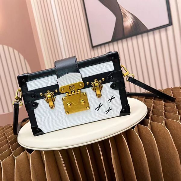 women trunk box luxury mini designer bag tote handbag clutch genuine leather cross body shoulder bags
women trunk box luxury mini designer bag tote handbag clutch genuine leather cross body shoulder bags