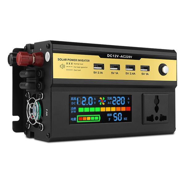 5000w 6000w car power inverter digital modified sinewave inverter to converter with ac outlets 4 usb charging ports for car vehicle home lap
5000w 6000w car power inverter digital modified sinewave inverter to converter with ac outlets 4 usb charging ports for car vehicle home lap