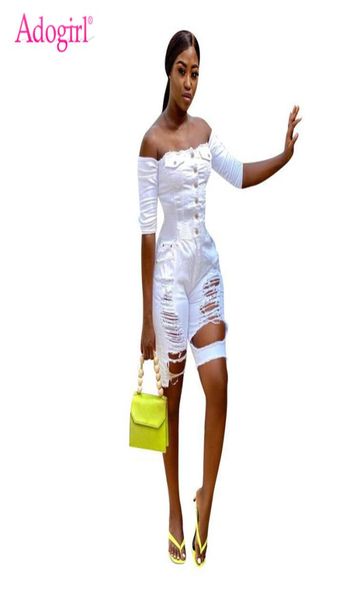 adogirl fashion frosted washed hole jeans jumpsuit buttons slash neck off shoulder half sleeve jeans shorts romper playsuit1603260, Black;white
adogirl fashion frosted washed hole jeans jumpsuit buttons slash neck off shoulder half sleeve jeans shorts romper playsuit1603260, Black;white