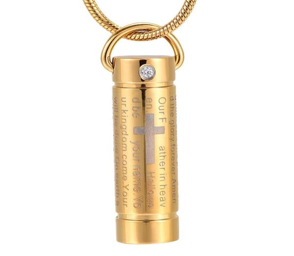 zzl157 pvd plating stainless steel cylinder keepsake memorial urn pendant with lord039s prayer engrave cremation jewlery for a3556306, Silver
zzl157 pvd plating stainless steel cylinder keepsake memorial urn pendant with lord039s prayer engrave cremation jewlery for a3556306, Silver