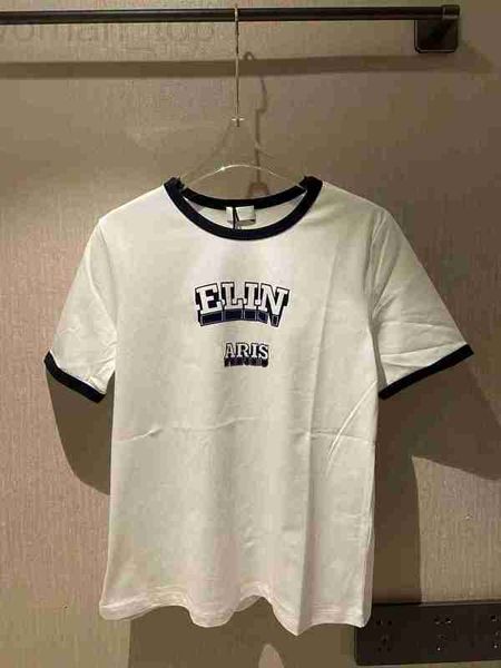 women's t-shirt designer high edition ce home 23 summer new flocking round neck letter short sleeve versatile t-shirt casual fashion 5a, White
women's t-shirt designer high edition ce home 23 summer new flocking round neck letter short sleeve versatile t-shirt casual fashion 5a, White