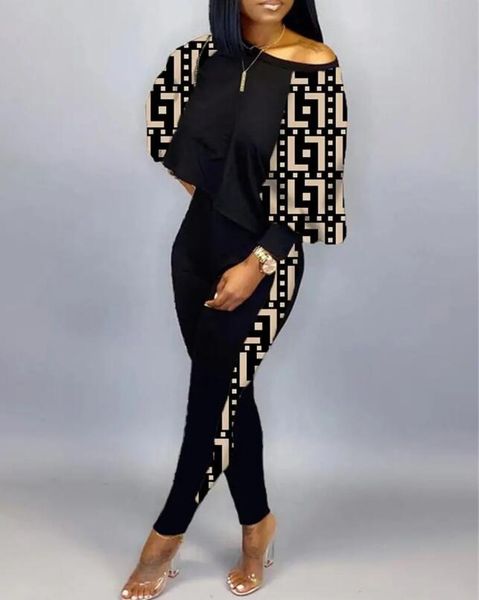 designer women tracksuits jogger dress shirts and pants suits letter print 2 piece set long sleeve lady outfit sweatsuits, Gray
designer women tracksuits jogger dress shirts and pants suits letter print 2 piece set long sleeve lady outfit sweatsuits, Gray