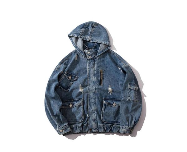 mens jackets fashion casaul ripped blue pocket design washed denim retro hooded jacket high street streetwear mxxl16791123101672, Black;brown
mens jackets fashion casaul ripped blue pocket design washed denim retro hooded jacket high street streetwear mxxl16791123101672, Black;brown