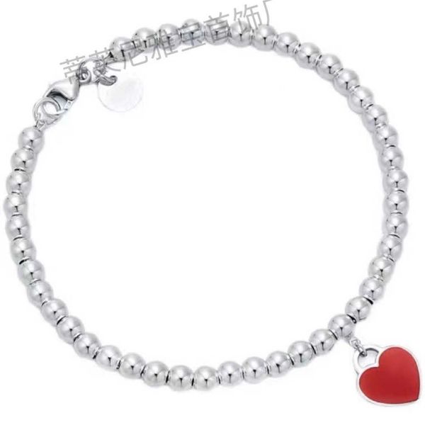 original enamel love bracelet the same model of female tiffay ins niche design blue heart red buddha beads round beads bracelet 610a, Black
original enamel love bracelet the same model of female tiffay ins niche design blue heart red buddha beads round beads bracelet 610a, Black
