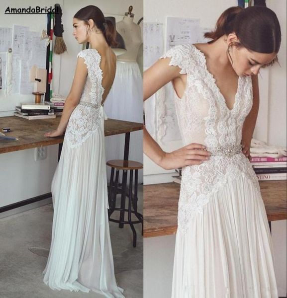 amandabridal boho wedding dresses lihi hod 2022 bohemian bridal gowns with cap sleeves and v neck pleated skirt elegant aline bri8197382, White
amandabridal boho wedding dresses lihi hod 2022 bohemian bridal gowns with cap sleeves and v neck pleated skirt elegant aline bri8197382, White