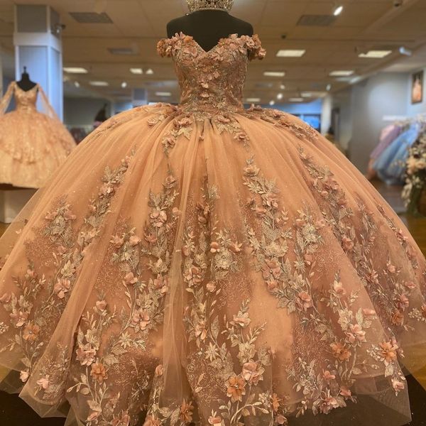 gold quinceanera dresses ball gown 3d floral appliques lace sleeveless off shoulder handmade flowers sweet vestidos de 15 anos, Blue;red
gold quinceanera dresses ball gown 3d floral appliques lace sleeveless off shoulder handmade flowers sweet vestidos de 15 anos, Blue;red