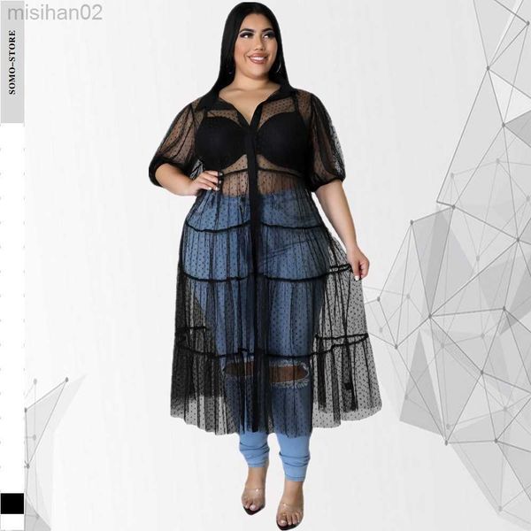 basic casual dresses casual polka dots plus size dresses for women 2022 elegant lapel mesh see through dress draped wholesale dropshipping h, Black;gray
basic casual dresses casual polka dots plus size dresses for women 2022 elegant lapel mesh see through dress draped wholesale dropshipping h, Black;gray