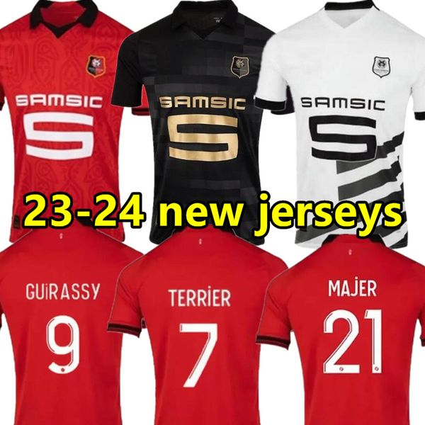 23 24 stade rennais soccer jerseys away third rennes gouiri maillot de foot 2023 2024 sulemana bourigeaud terrier doku laborde men kids kit, Black;yellow
23 24 stade rennais soccer jerseys away third rennes gouiri maillot de foot 2023 2024 sulemana bourigeaud terrier doku laborde men kids kit, Black;yellow
