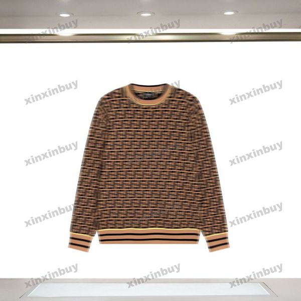 xinxinbuy men women designer sweatshirt hoodie double letter jacquard roma sweater gray blue black white xs-2xl, Black;brown
xinxinbuy men women designer sweatshirt hoodie double letter jacquard roma sweater gray blue black white xs-2xl, Black;brown