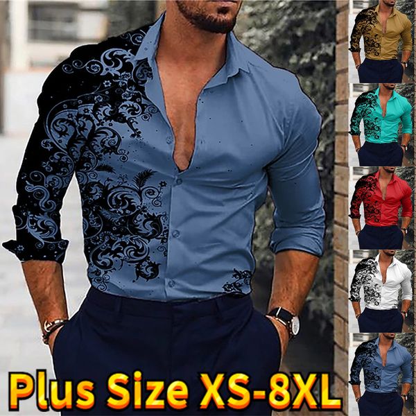 men's casual shirts fashion men shirts casual shirt stripe designer print long sleeve mens clothes cardigan blouses xs-8xl 230807, White;black
men's casual shirts fashion men shirts casual shirt stripe designer print long sleeve mens clothes cardigan blouses xs-8xl 230807, White;black