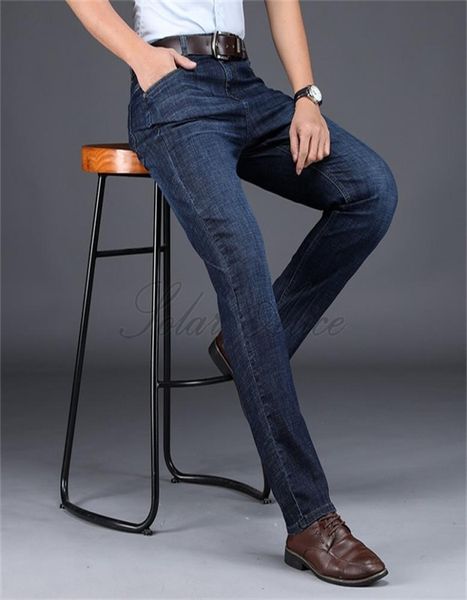 2020 men039s four seasons new high waist straight jeans business middleaged loose quality denim trousers6681085, Blue
2020 men039s four seasons new high waist straight jeans business middleaged loose quality denim trousers6681085, Blue