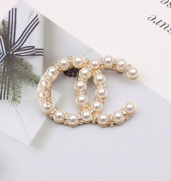women vintage designer brand double letter brooch pearl rhinestone crystal metal broochs suit laple pin fashion jewelry party acce7510872, Gray
women vintage designer brand double letter brooch pearl rhinestone crystal metal broochs suit laple pin fashion jewelry party acce7510872, Gray