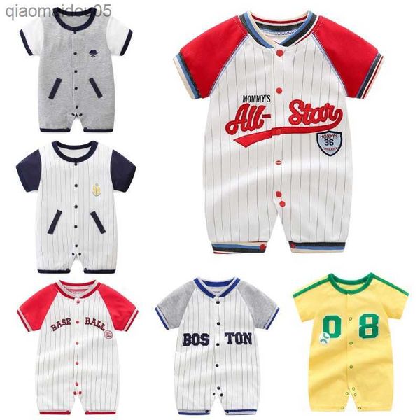 cotton baby boy short sleeves romper jumpsuit onesie baby football clothes 0-18m l230712, Blue
cotton baby boy short sleeves romper jumpsuit onesie baby football clothes 0-18m l230712, Blue
