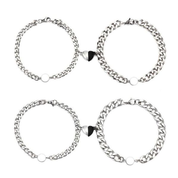 bangle couples magnet bracelet stainless steel heartshaped attractive wristband for men and women valentine039day gifts5409700, Black
bangle couples magnet bracelet stainless steel heartshaped attractive wristband for men and women valentine039day gifts5409700, Black