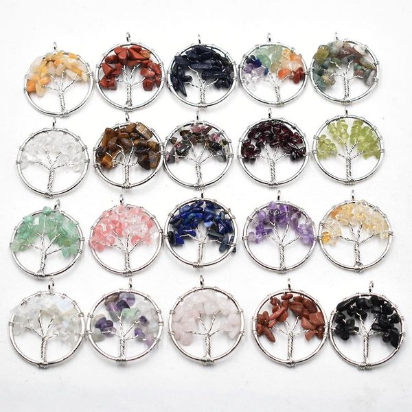 natural chip stone tree of life charms crystal agate beads pendant handmade wire color wire wrapped 30mm for jewelry marking, Bronze;silver
natural chip stone tree of life charms crystal agate beads pendant handmade wire color wire wrapped 30mm for jewelry marking, Bronze;silver