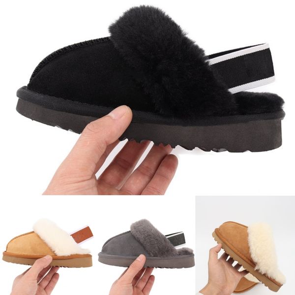 kids australian slippers classic platform slides toddler uggi boots children winter warm clog wgg fluffy fur shoes boys girls slipper youth, Black;grey 
kids australian slippers classic platform slides toddler uggi boots children winter warm clog wgg fluffy fur shoes boys girls slipper youth, Black;grey