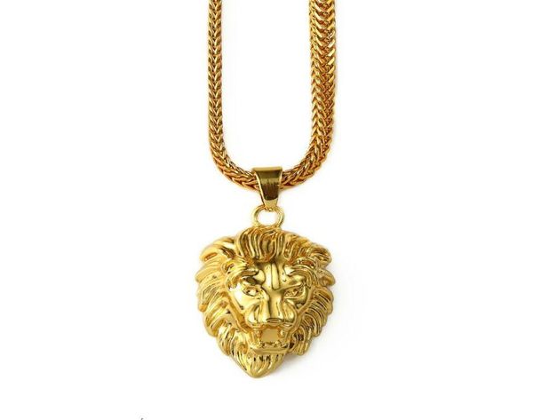 mens gold lion head charm 295inch franco chain hip hop golden crown king lion pendant necklace men women1093644, Silver
mens gold lion head charm 295inch franco chain hip hop golden crown king lion pendant necklace men women1093644, Silver