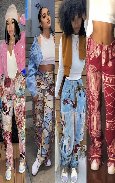 2021 amazon summer new fashion color pattern velvet pants women casual fringe tassel pants4601778, Black;white
2021 amazon summer new fashion color pattern velvet pants women casual fringe tassel pants4601778, Black;white