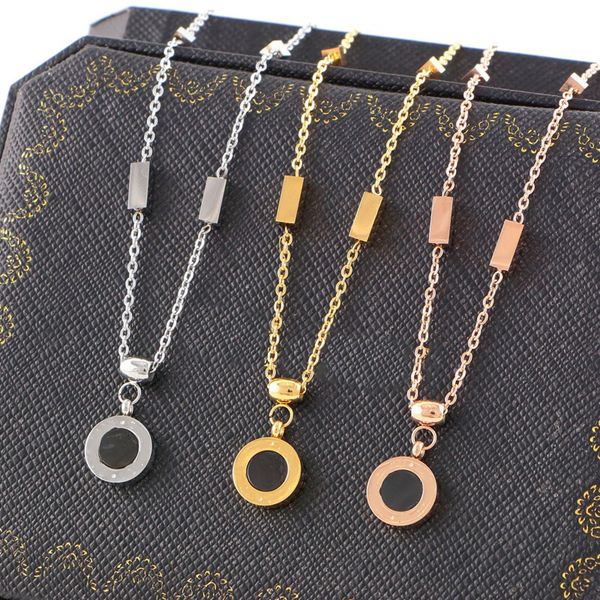 brand necklace classic women's round brand designer necklace rose gold and white gold pendant 316l titanium steel luxury brand chain pa, Golden;silver
brand necklace classic women's round brand designer necklace rose gold and white gold pendant 316l titanium steel luxury brand chain pa, Golden;silver