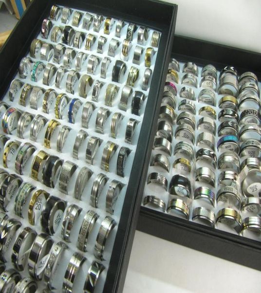 whole 50 pcs mix lot stainless steel rings fashion jewelry party weeding ring random style7649054, Golden;silver
whole 50 pcs mix lot stainless steel rings fashion jewelry party weeding ring random style7649054, Golden;silver