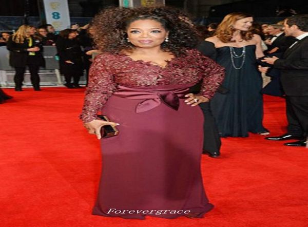 burgundy long sleeve lace evening dress v neck sweep train formal celebrity party gown custom made plus size6918061, Black;red
burgundy long sleeve lace evening dress v neck sweep train formal celebrity party gown custom made plus size6918061, Black;red