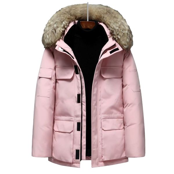 2023 goose down jacket men's and women's coat mink fur collar couple coat winter fashion outdoor thickened warm custom designer cl, Black
2023 goose down jacket men's and women's coat mink fur collar couple coat winter fashion outdoor thickened warm custom designer cl, Black
