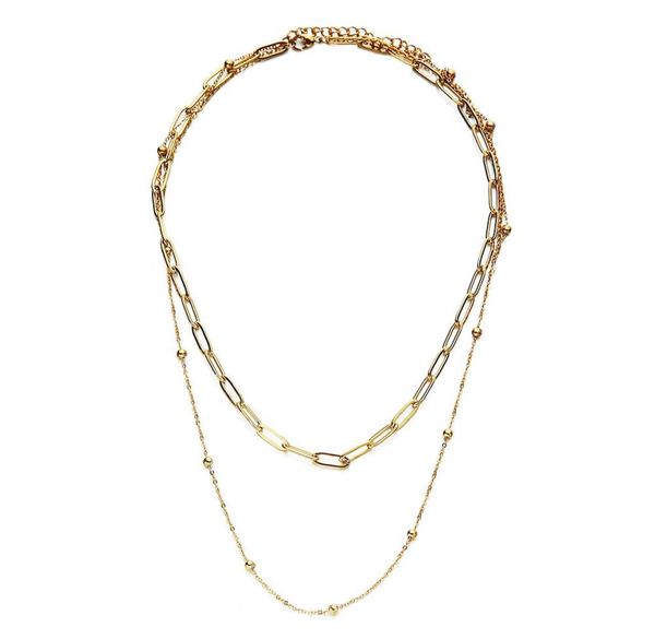 new fashion design stainless steel square paperclip chains choker necklaces for women double layer necklace jewelry valentine0397856657, Silver
new fashion design stainless steel square paperclip chains choker necklaces for women double layer necklace jewelry valentine0397856657, Silver