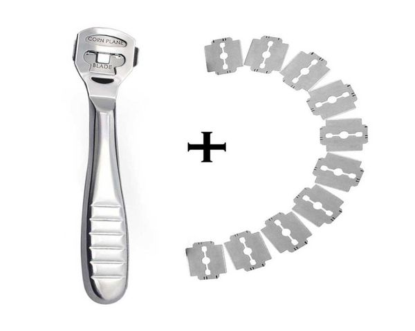 foot callus shaver heel hard skin remover hand feet pedicure razor tool shavers stainless steel handle 10 blades foot care tool7366057
foot callus shaver heel hard skin remover hand feet pedicure razor tool shavers stainless steel handle 10 blades foot care tool7366057