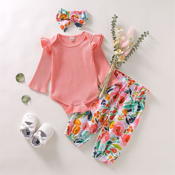 girls clothing sets solid colors long sleeve romper little floral printed pants kids casual shirts infant toddle trousers fashion clothing s, White
girls clothing sets solid colors long sleeve romper little floral printed pants kids casual shirts infant toddle trousers fashion clothing s, White