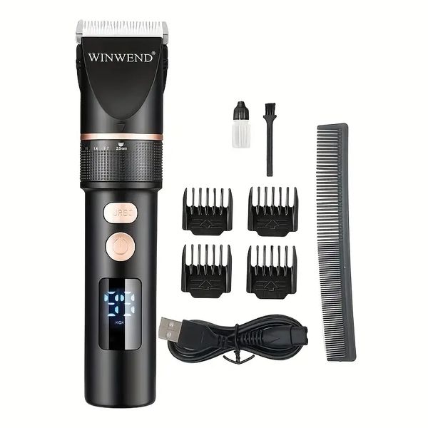 professional electric rechargeable hair clipper with digital display hair trimmer for salon home travel use
professional electric rechargeable hair clipper with digital display hair trimmer for salon home travel use