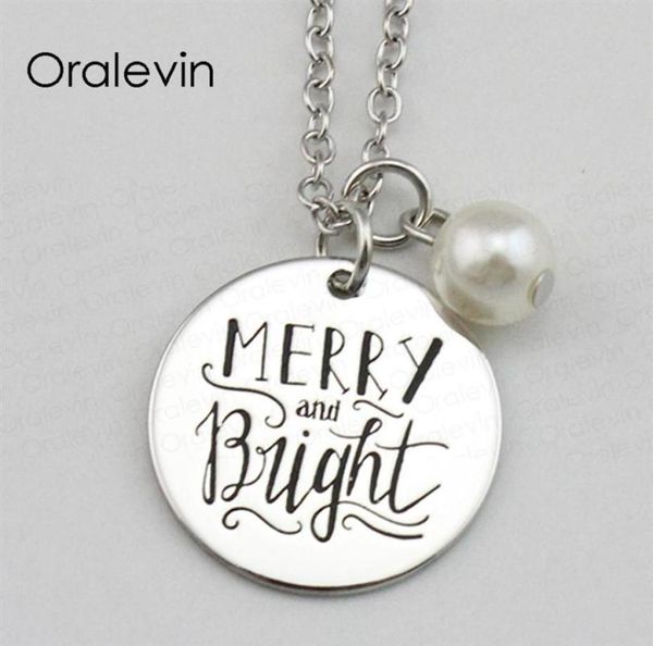 fashion merry and bright inspirational hand stamped engraved accessories custom pendant necklace gift jewelry 18inch 22mm 10pcs lo7609752, Silver
fashion merry and bright inspirational hand stamped engraved accessories custom pendant necklace gift jewelry 18inch 22mm 10pcs lo7609752, Silver