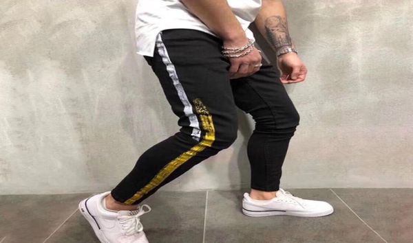 new mens jeans mens stylist skinny ripped yellow red stripes pants mens stretch slim biker jeans casual hip hop trousers7918555, Blue
new mens jeans mens stylist skinny ripped yellow red stripes pants mens stretch slim biker jeans casual hip hop trousers7918555, Blue