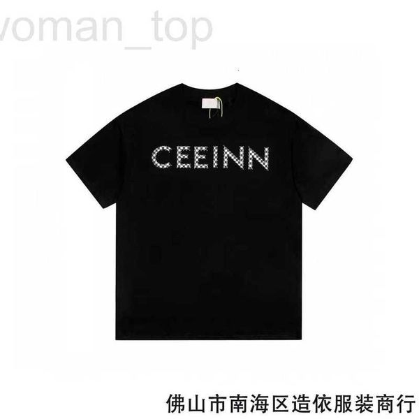 women's t-shirt designer correct version c family 23 spring/summer new rivet logo letter printing short sleeve t-shirt 33qs, White
women's t-shirt designer correct version c family 23 spring/summer new rivet logo letter printing short sleeve t-shirt 33qs, White