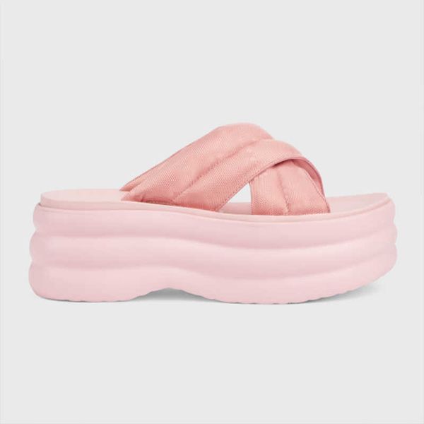designer womens platform slide sandals luxury slippers thick soles cross strap sandals size 35-45 with box no458, Black
designer womens platform slide sandals luxury slippers thick soles cross strap sandals size 35-45 with box no458, Black
