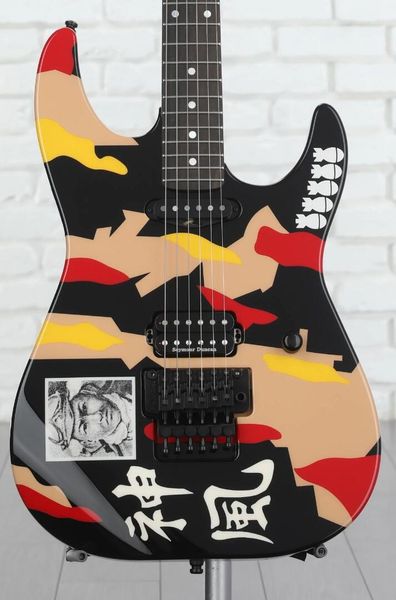 custom shop japan george lynch kamikaze 1 black camouflage electric guitar floyd rose tremolo bridge black hardware single coil neck pickup
custom shop japan george lynch kamikaze 1 black camouflage electric guitar floyd rose tremolo bridge black hardware single coil neck pickup