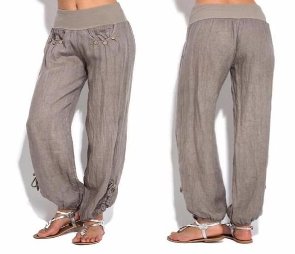 pants women solid color buttons cotton and linen casual loose trouser wide leg elastic waist pants trousers fashion lady8004431, Black;white
pants women solid color buttons cotton and linen casual loose trouser wide leg elastic waist pants trousers fashion lady8004431, Black;white