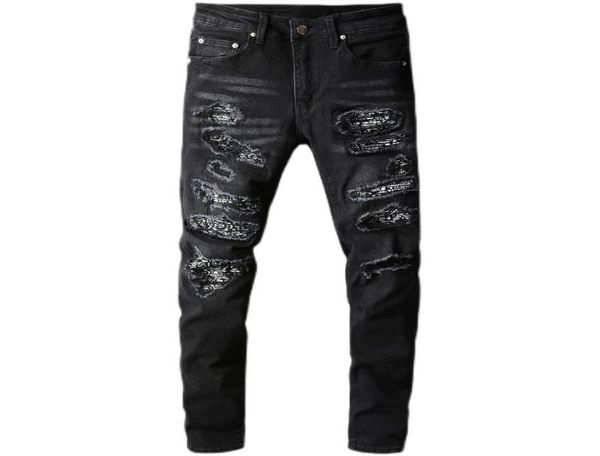 men039s bandana paisley printed patchwork stretch jeans streetwear black denim pencil pants slim skinny ripped trousers 6693664080, Blue
men039s bandana paisley printed patchwork stretch jeans streetwear black denim pencil pants slim skinny ripped trousers 6693664080, Blue