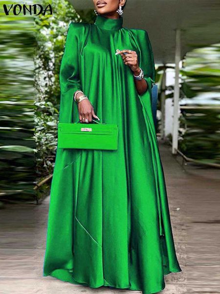 basic casual dresses 2023 vonda 5xl plus size women dress stand collar elegant satin dress long bat sleeve evening pleated maxi sundress cas, Black;gray
basic casual dresses 2023 vonda 5xl plus size women dress stand collar elegant satin dress long bat sleeve evening pleated maxi sundress cas, Black;gray