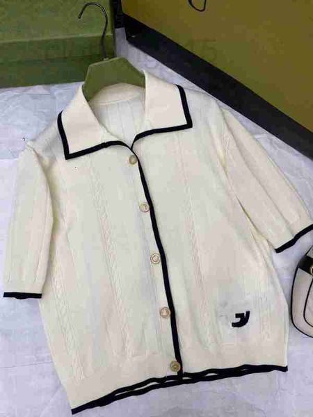women's knits & tees designer early autumn new g sweet and gentle temperament reduced age contrast double cotton knitted cardigan u0ad, White
women's knits & tees designer early autumn new g sweet and gentle temperament reduced age contrast double cotton knitted cardigan u0ad, White