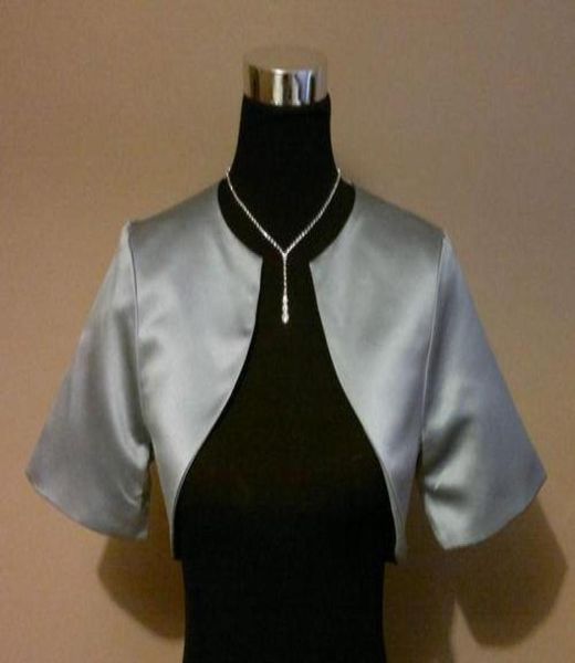 custom made bridal jacket new style satin wedding dresses shrug with short sleeves for women formal gowns dh66098812671, White
custom made bridal jacket new style satin wedding dresses shrug with short sleeves for women formal gowns dh66098812671, White
