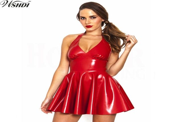halter shiny red pvc leather dress faux leather pleated latex mini dress zipper bodycon nightclub costume y2008243765037, Black;gray
halter shiny red pvc leather dress faux leather pleated latex mini dress zipper bodycon nightclub costume y2008243765037, Black;gray
