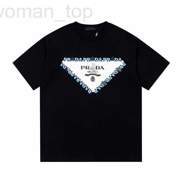 women's t-shirt designer correct version of p family triangle logo for men and women, pure cotton short sleeved t-shirt summer clothes,, White
women's t-shirt designer correct version of p family triangle logo for men and women, pure cotton short sleeved t-shirt summer clothes,, White