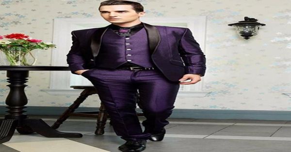 excellent groom tuxedos shinny purple mens wedding tuxedos shawl lapel man jacket blazer fashion 3 piece suitjacketpantsvestti25265959926, Black;gray
excellent groom tuxedos shinny purple mens wedding tuxedos shawl lapel man jacket blazer fashion 3 piece suitjacketpantsvestti25265959926, Black;gray