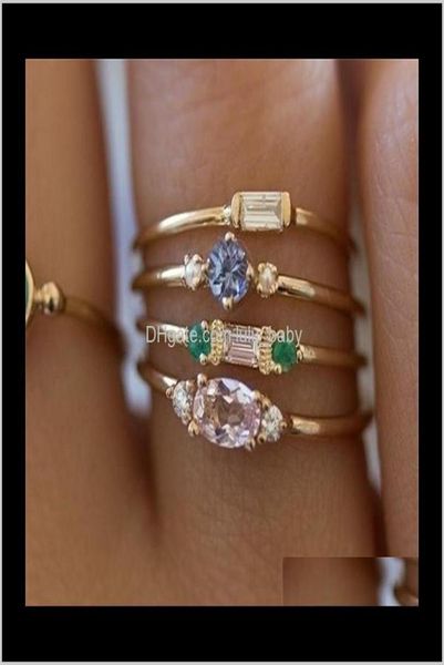 cluster rings jewelry4 pcsset crystal zircon gold vintage bohemian women engagement party ring set jewelry t095 drop delivery 2021577285, Golden;silver
cluster rings jewelry4 pcsset crystal zircon gold vintage bohemian women engagement party ring set jewelry t095 drop delivery 2021577285, Golden;silver