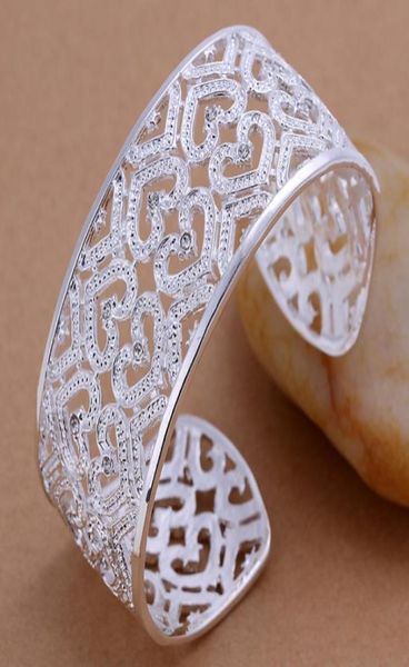 new 925 sterling silver big smooth wide cuff bangle bracelets pierced with diamond christmas giftjewelry 13024528068, Black
new 925 sterling silver big smooth wide cuff bangle bracelets pierced with diamond christmas giftjewelry 13024528068, Black